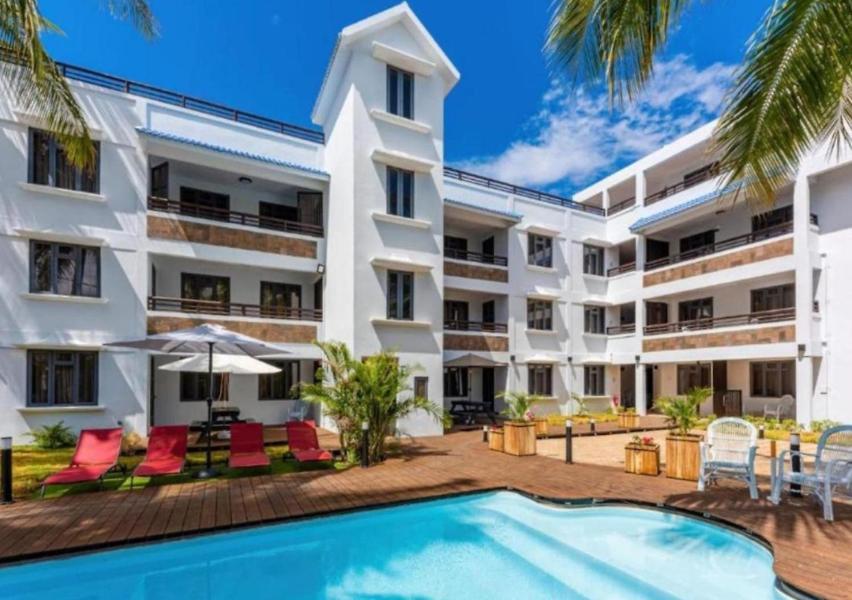 Sweet Beach Apt-Pool, Terrace, Ground Floor, Few Steps From Beach! Flic en Flac Luaran gambar